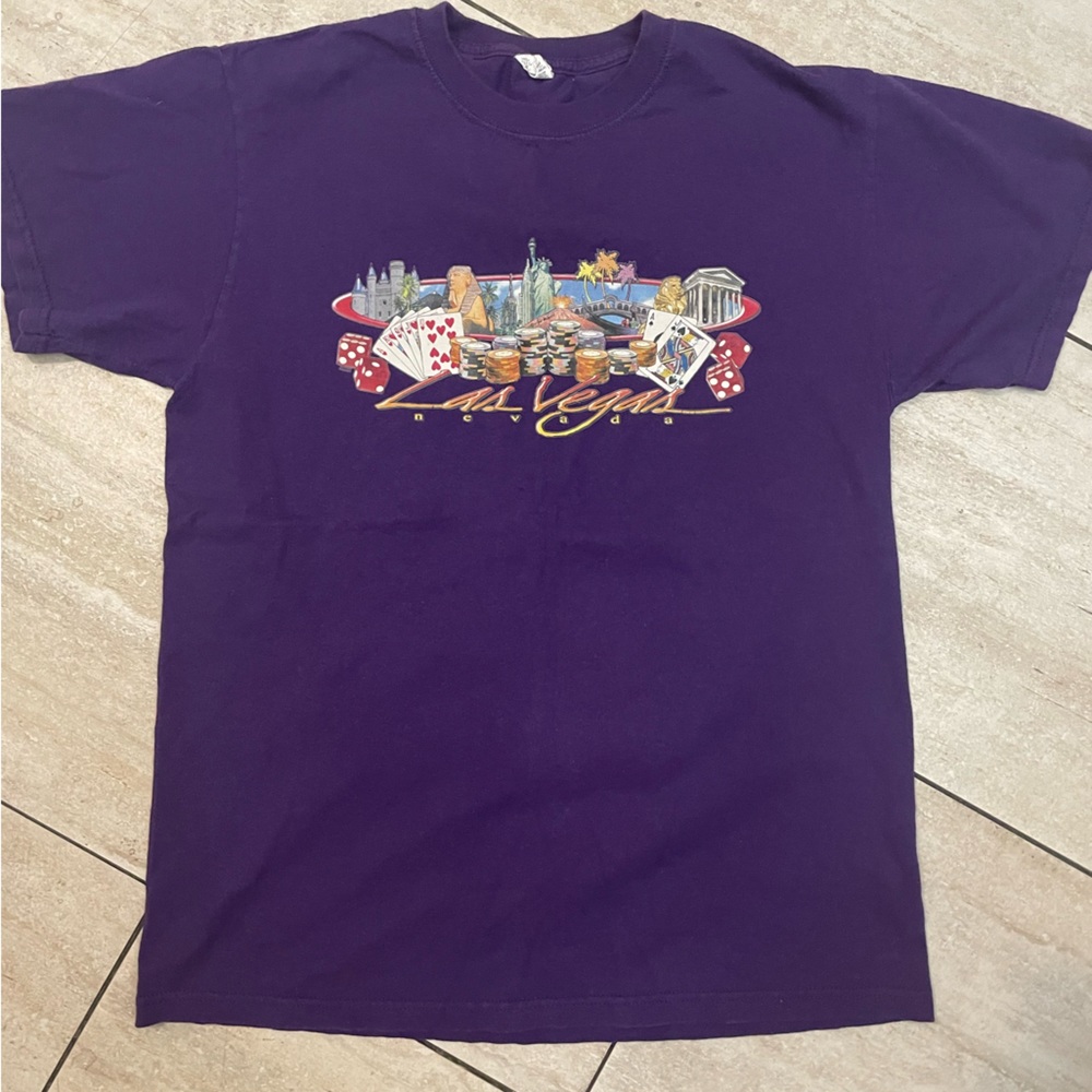 Vintage Las Vegas Casino Box Logo Tee